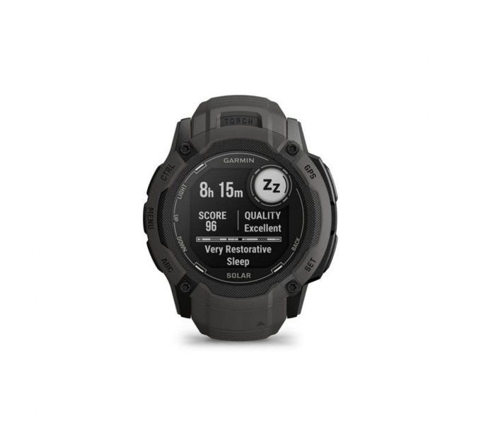 Смарт-годинник Garmin Instinct 2X, Solar, Graphite, GPS (010-02805-00)