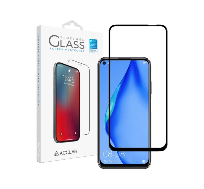 Стекло защитное ACCLAB Full Glue Huawei P40 Lite (1283126508264)