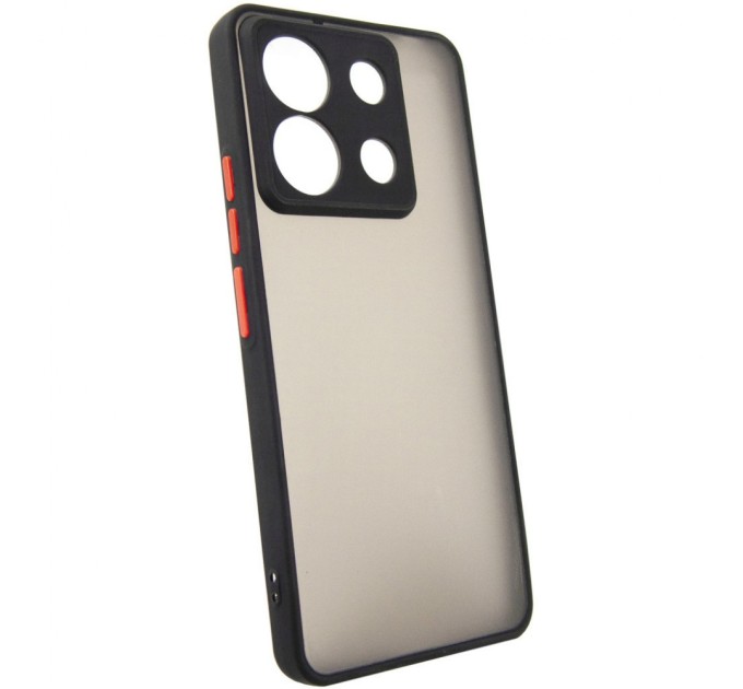 Чохол до мобільного телефона Dengos Matte Xiaomi Redmi Note 13 Pro 5G (black) (DG-TPU-MATT-142)