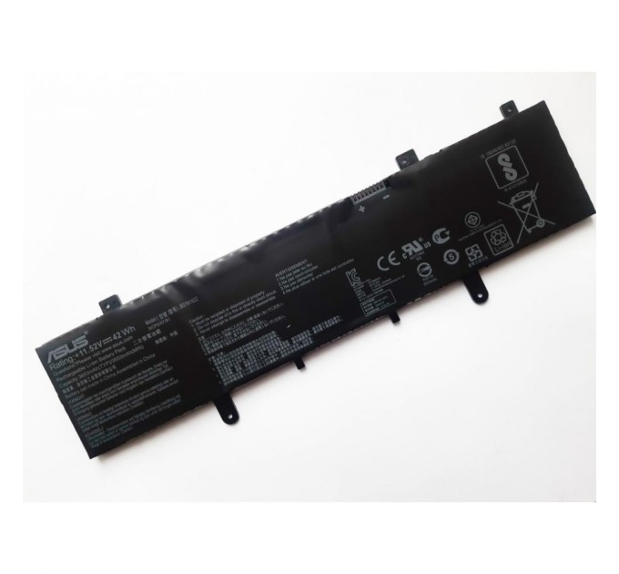 Акумулятор до ноутбука ASUS X405 B31N1632, 3653mAh (42Wh), 3cell, 11.52V, Li-ion (A47504)