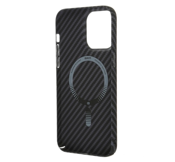 Чохол до мобільного телефона Armorstandart LikeCarbon MagCase Apple iPhone 13 Pro Max Black (ARM66362)