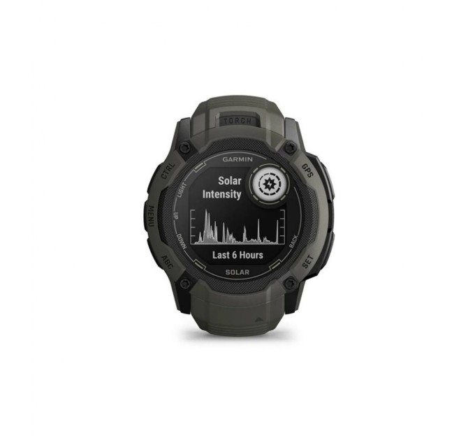 Смарт-часы Garmin Instinct 2X Solar, Moss, GPS (010-02805-05)