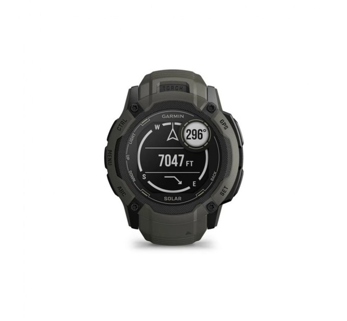 Смарт-часы Garmin Instinct 2X Solar, Moss, GPS (010-02805-05)