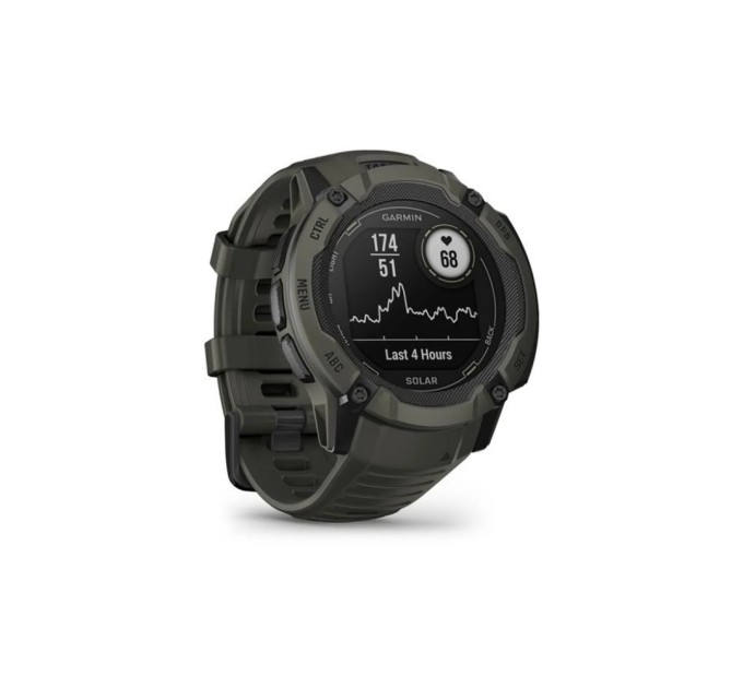 Смарт-часы Garmin Instinct 2X Solar, Moss, GPS (010-02805-05)