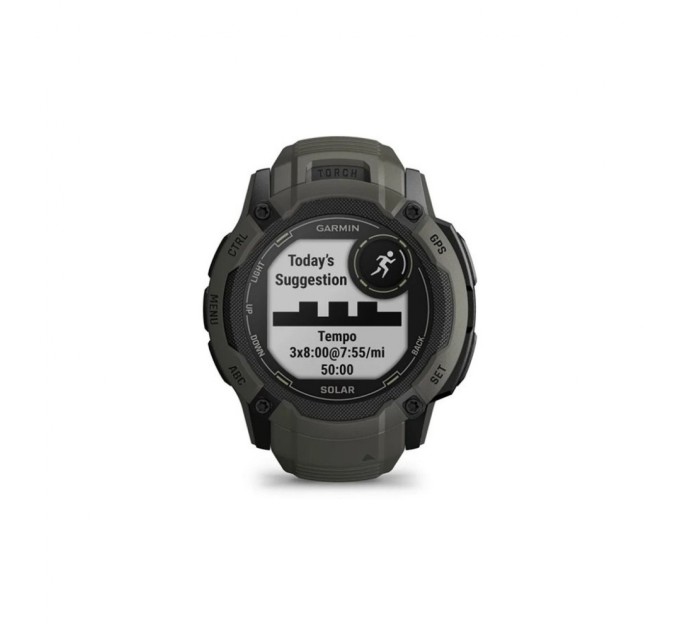 Смарт-часы Garmin Instinct 2X Solar, Moss, GPS (010-02805-05)