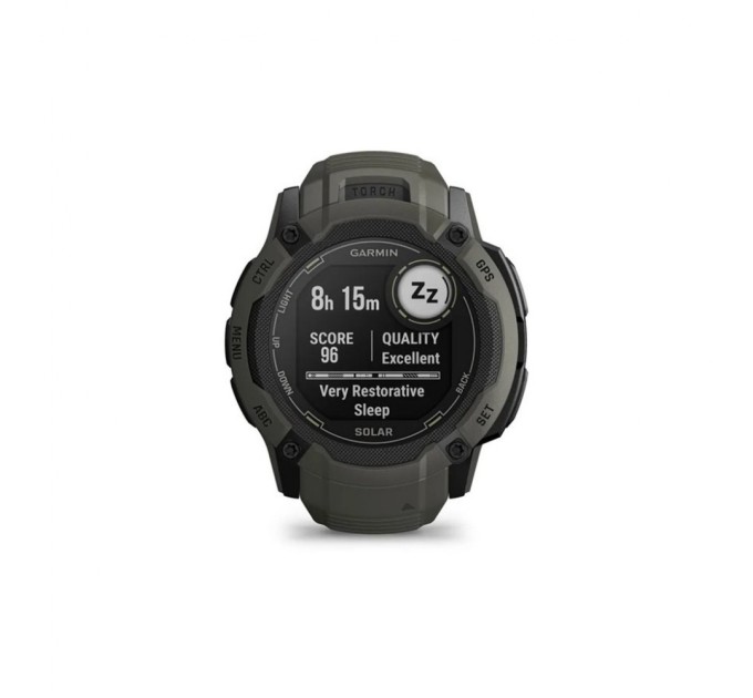 Смарт-часы Garmin Instinct 2X Solar, Moss, GPS (010-02805-05)