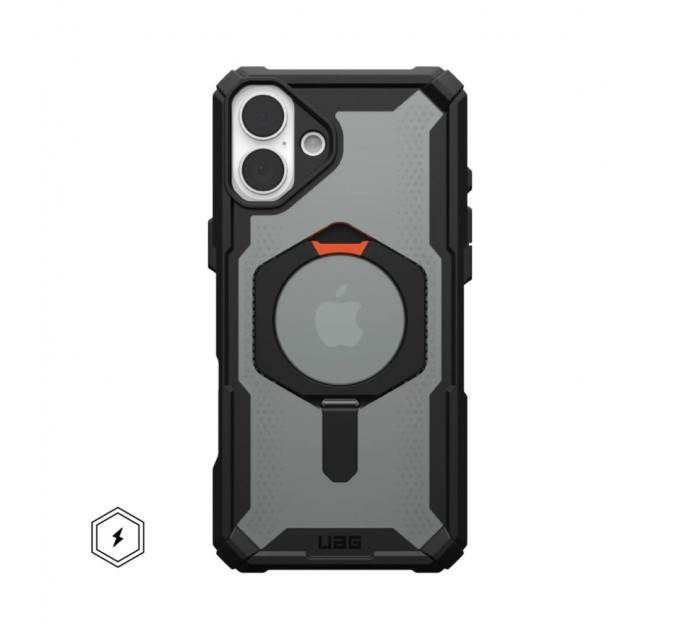 Чохол до мобільного телефона UAG iPhone 16 Plus Plasma XTE MagSafe Black/Orange (114473114097)