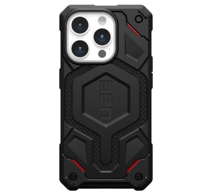 Чохол до мобільного телефона UAG Apple iPhone 15 Pro Max Monarch Pro Magsafe, Kevlar Black (114222113940)