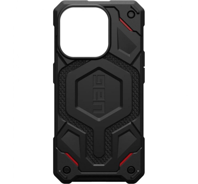 Чохол до мобільного телефона UAG Apple iPhone 15 Pro Max Monarch Pro Magsafe, Kevlar Black (114222113940)