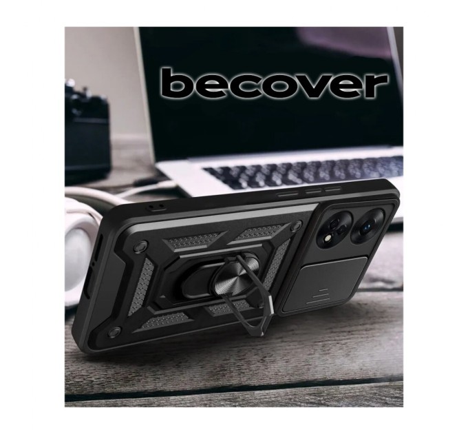 Чохол до мобільного телефона BeCover Military Oppo Reno8 T Black (710023)