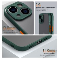 Чохол до мобільного телефона Armorstandart Frosted Matte Samsung A25 5G (A256) Dark Green (ARM69691)