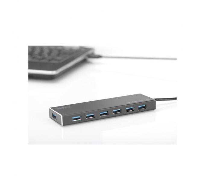 Концентратор Digitus USB 3.0 Hub, 7 Port (DA-70241-1)