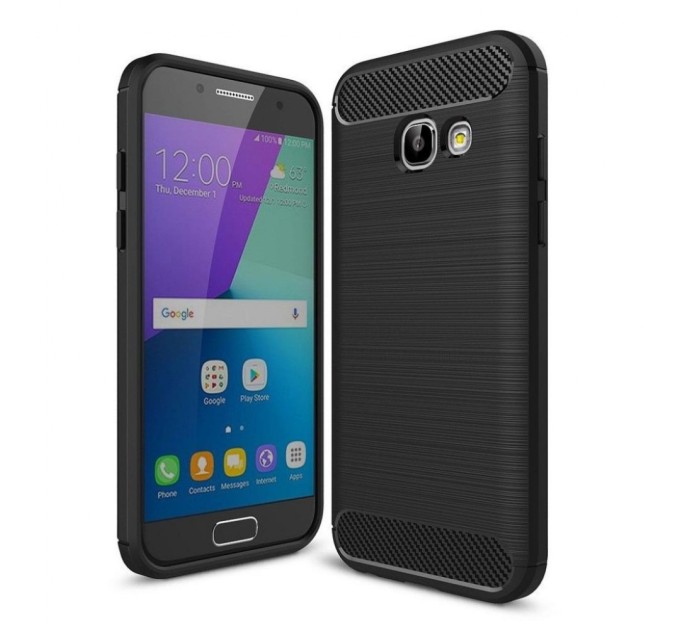 Чохол до моб. телефона для SAMSUNG Galaxy A3 2017 Carbon Fiber (Black) Laudtec (LT-A32017B)