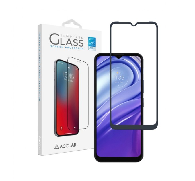 Стекло защитное ACCLAB Full Glue MOTO G20 (1283126514388)