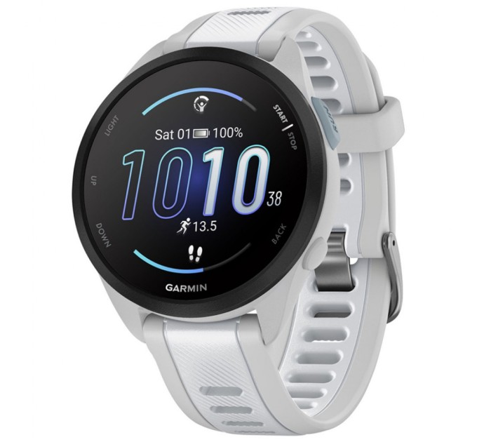 Смарт-годинник Garmin Forerunner 165, GPS, Mist Grey/Whitestone, GPS (010-02863-21)