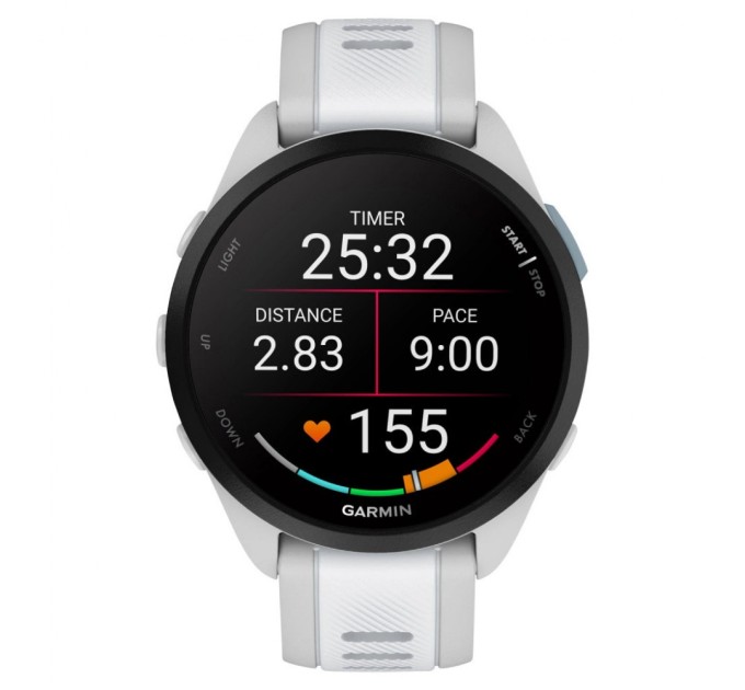 Смарт-годинник Garmin Forerunner 165, GPS, Mist Grey/Whitestone, GPS (010-02863-21)