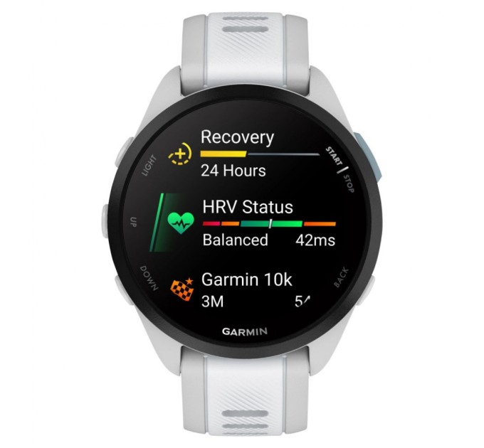 Смарт-годинник Garmin Forerunner 165, GPS, Mist Grey/Whitestone, GPS (010-02863-21)