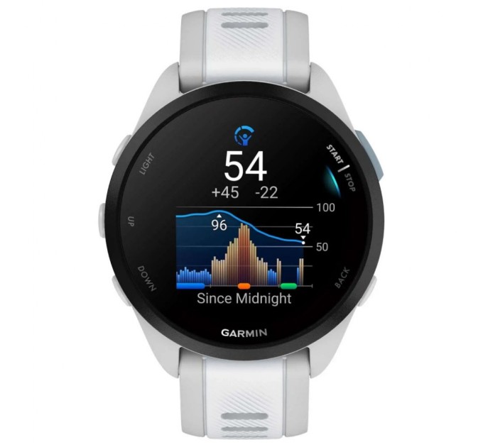 Смарт-годинник Garmin Forerunner 165, GPS, Mist Grey/Whitestone, GPS (010-02863-21)