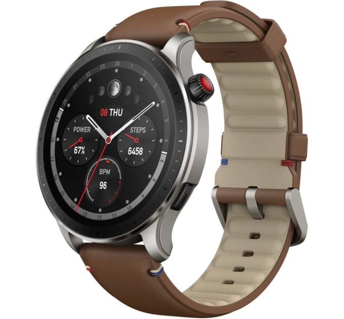 Смарт-годинник Amazfit GTR 4 Vintage Brown Leather