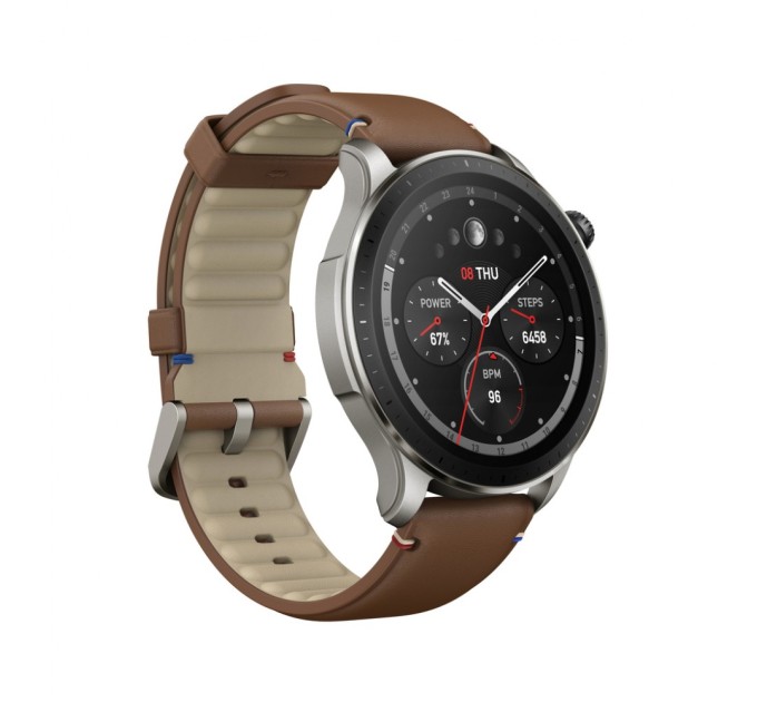 Смарт-часы Amazfit GTR 4 Vintage Brown Leather