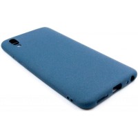 Чохол до мобільного телефона Dengos Carbon Vivo Y1s, blue (DG-TPU-CRBN-110)