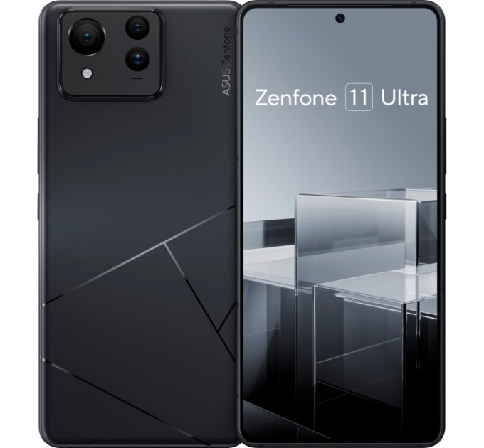 Мобільний телефон ASUS Zenfone 11 Ultra 12/256Gb Black (90AI00N5-M001A0)