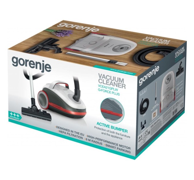 Пилосос Gorenje VCEA 21 GPLW (VCEA21GPLW)