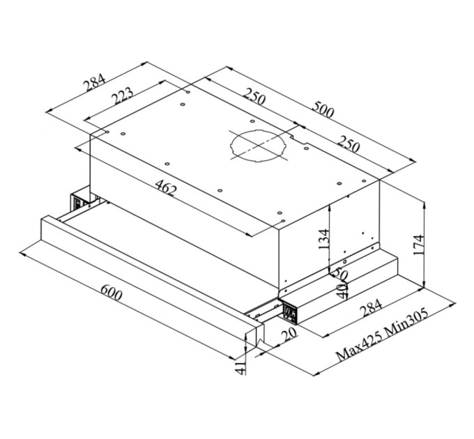 Витяжка кухонна Beko HNT61310X