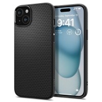 Чехол для мобильного телефона Spigen Apple iPhone 15 Liquid Air Matte Black (ACS06790)