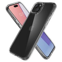 Чохол до мобільного телефона Spigen Apple iPhone 15 Plus Ultra Hybrid Crystal Clear (ACS06653)