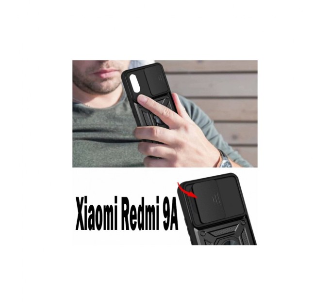 Чохол до мобільного телефона BeCover Military Xiaomi Redmi 9A Black (705574)