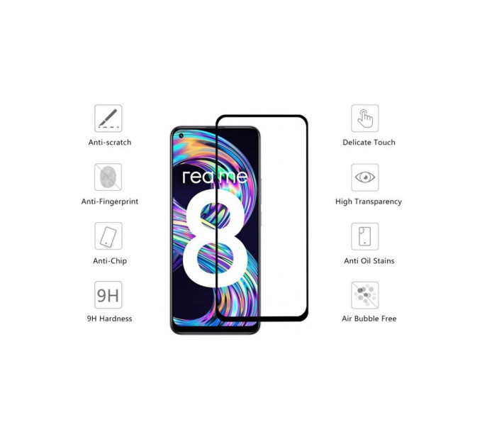 Стекло защитное Drobak Realme 8 (494998)