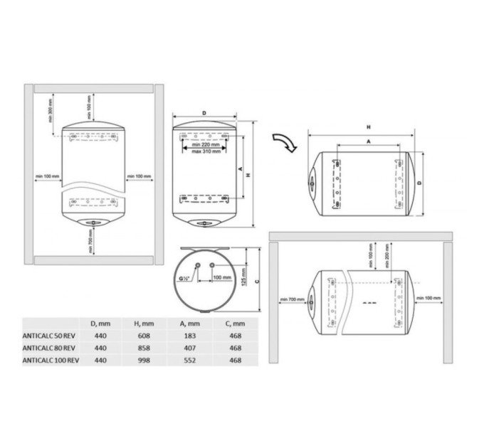 Бойлер Tesy Anticalc REV 50 (305189)