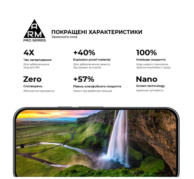 Скло захисне Armorstandart Pro Google Pixel 8a Black (ARM77800)