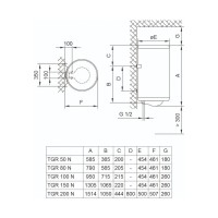 Бойлер TIKI TGR150N_PRIMEM150 (700174)