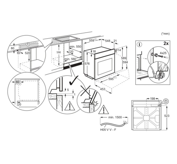 Духова шафа Electrolux LOF6P16Z