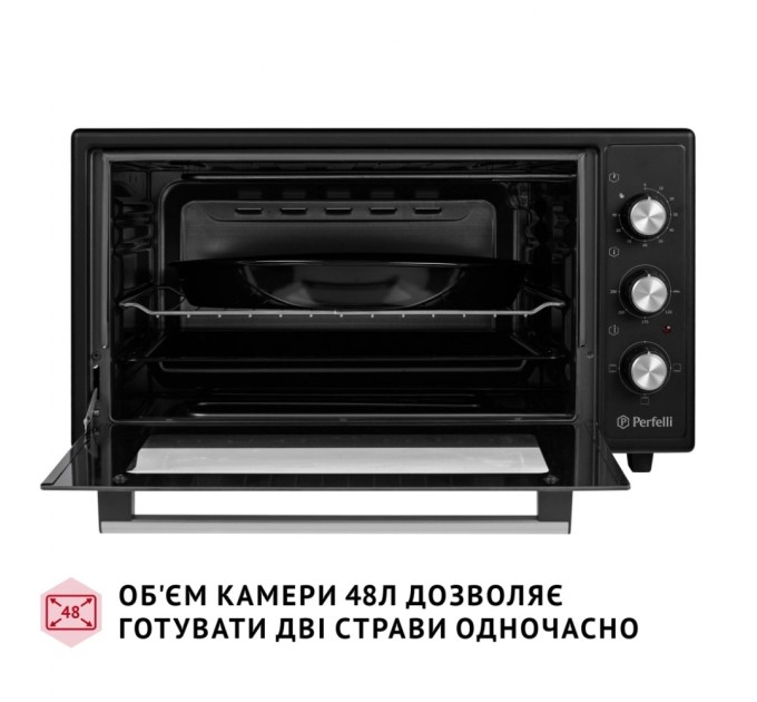 Електропіч Perfelli CLASSIC 48 BLACK