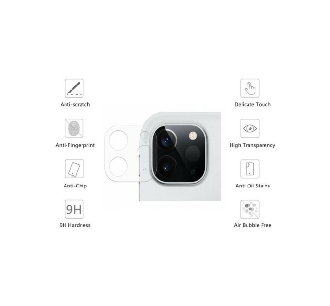 Стекло защитное Drobak camera iPad Pro 2021 12,9" (464603)