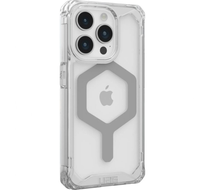 Чохол до мобільного телефона UAG Apple Iphone 15 Pro Plyo Magsafe Ice/Silver (114286114333)