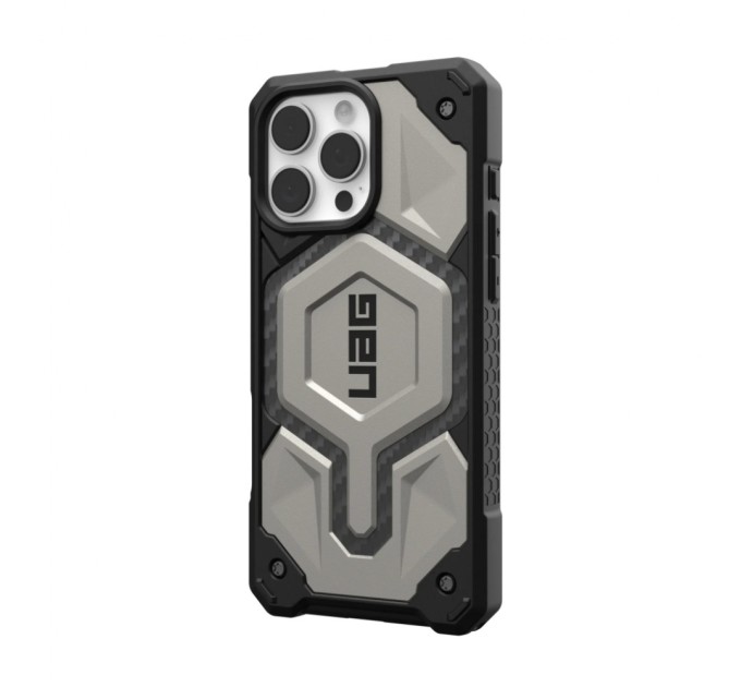 Чохол до мобільного телефона UAG iPhone 16 Pro Max Monarch Pro Magsafe Titanium (114457113636)