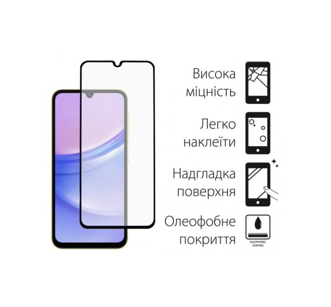 Скло захисне Dengos Samsung Galaxy A15 2pcs (DG-TG2P-11)