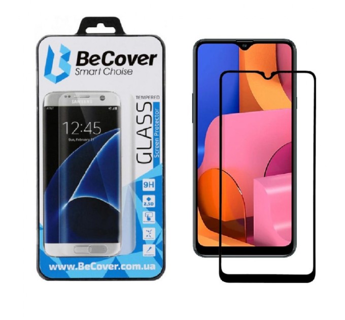 Скло захисне BeCover Samsung Galaxy A20s 2019 SM-A207 Black (704166)