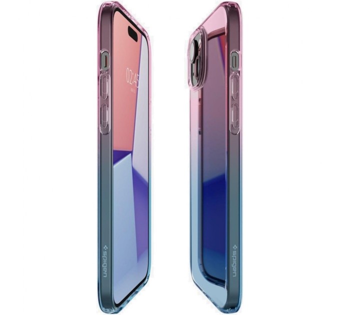 Чохол до мобільного телефона Spigen Apple iPhone 15 Liquid Crystal Gradation Pink (ACS06787)