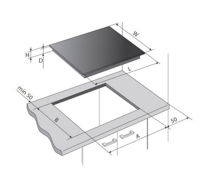 Варочна поверхня Pyramida IH X 642 BZF