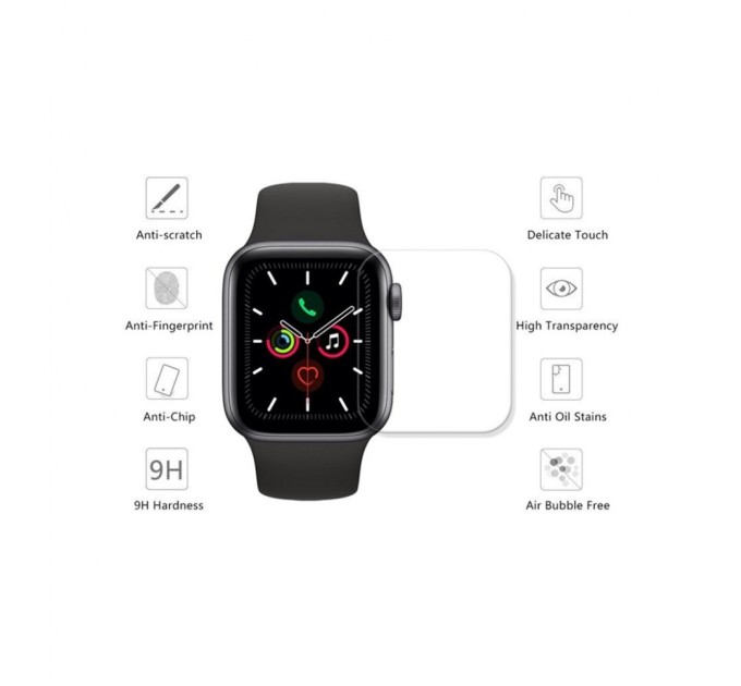 Плівка захисна Drobak Ceramics Apple Watch Series 5 44mm (2 шт) (313104)