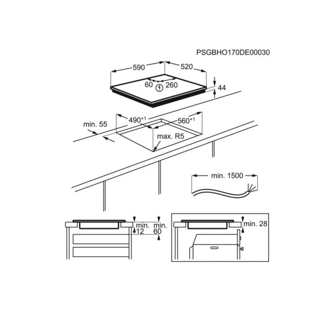 Варочная поверхность Electrolux CIR60430CB