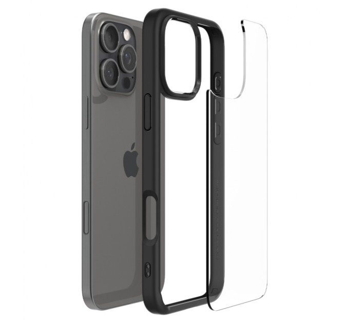 Чохол до мобільного телефона Spigen iPhone 16 Pro Max Ultra Hybrid Matte Black (ACS07996)