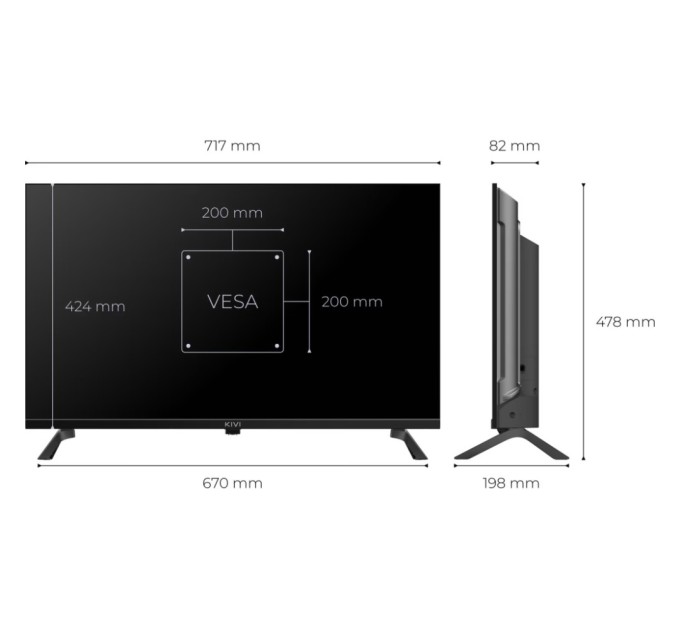 Телевізор Kivi 32H820KB