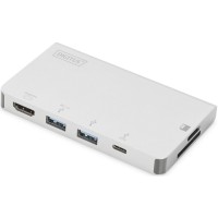 Порт-реплікатор Digitus Travel USB-C, 6 Port (DA-70867)