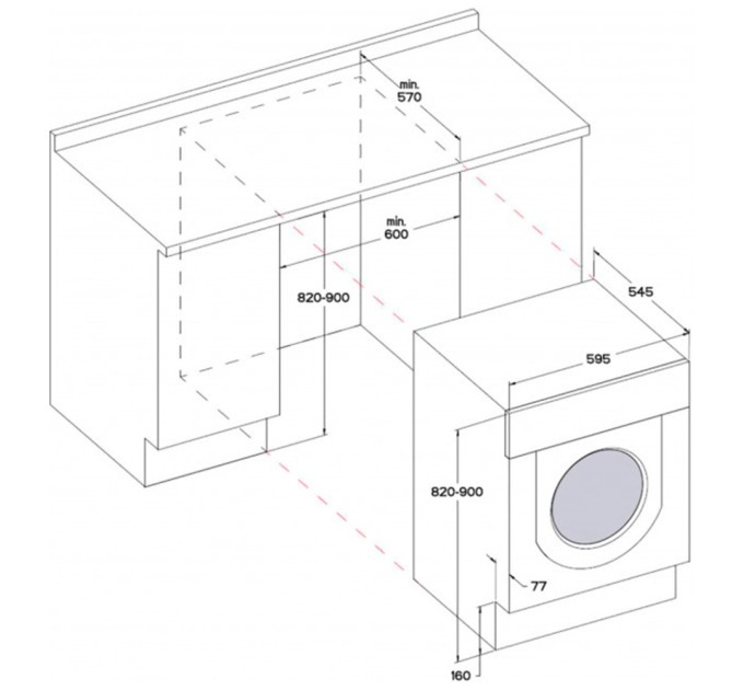 Пральна машина Whirlpool BIWDWG75148UA